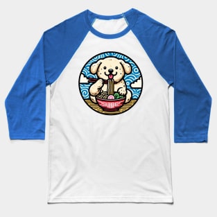 Ramen life poodle dog Baseball T-Shirt